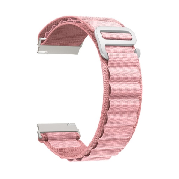 Ремешок нейлоновый петлевой для часов Lyambda NAVI 20мм, розовый